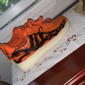 Nike Air Force 1 Low Orange Skeleton